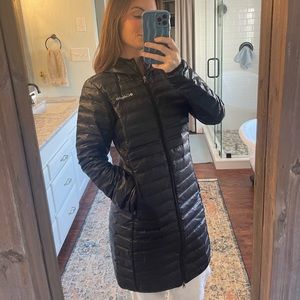 Columbia thin padded hooded coat